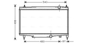 PE2229 Chladič motora AVA QUALITY COOLING