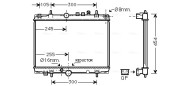 PE2235 Chladič motora AVA QUALITY COOLING