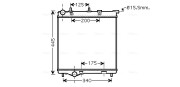 PE2288 Chladič motora AVA QUALITY COOLING