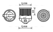 PE8370 Vnútorný ventilátor AVA QUALITY COOLING