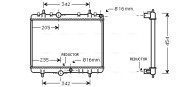 PEA2280 Chladič motora AVA QUALITY COOLING