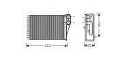 PEA6292 Výmenník tepla vnútorného kúrenia AVA QUALITY COOLING