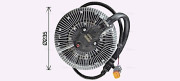 REC135 Spojka ventilátora chladenia AVA QUALITY COOLING