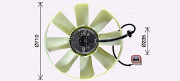 REF137 Ventilátor chladenia motora AVA QUALITY COOLING