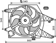 RT7548 Ventilátor chladenia motora AVA QUALITY COOLING