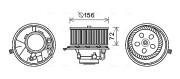 RT8581 Vnútorný ventilátor AVA QUALITY COOLING