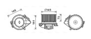 RT8621 Vnútorný ventilátor AVA QUALITY COOLING