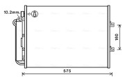 RTA5454D Kondenzátor klimatizácie AVA QUALITY COOLING