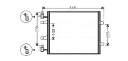 RTA5459 Kondenzátor klimatizácie AVA QUALITY COOLING