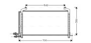 SB5031 Kondenzátor klimatizácie AVA QUALITY COOLING