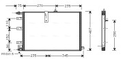 SB5038 Kondenzátor klimatizácie AVA QUALITY COOLING