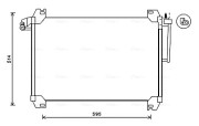 SBA5074 Kondenzátor klimatizácie AVA QUALITY COOLING