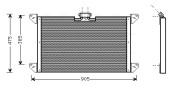 SC5009 Kondenzátor klimatizácie AVA QUALITY COOLING