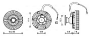 SCC029 Spojka ventilátora chladenia AVA QUALITY COOLING