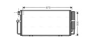 SU5064D Kondenzátor klimatizácie AVA QUALITY COOLING