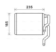 SUA6111 Výmenník tepla vnútorného kúrenia AVA QUALITY COOLING