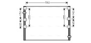 TO5278 Kondenzátor klimatizácie AVA QUALITY COOLING