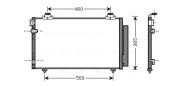 TO5481D Kondenzátor klimatizácie AVA QUALITY COOLING