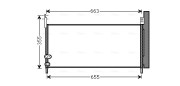 TO5576D Kondenzátor klimatizácie AVA QUALITY COOLING