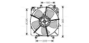 TO7515 Ventilátor chladenia motora AVA QUALITY COOLING