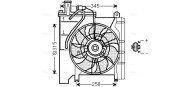 TO7553 Ventilátor chladenia motora AVA QUALITY COOLING