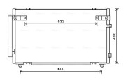 TOA5621D Kondenzátor klimatizácie AVA QUALITY COOLING