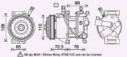 TOK738 Kompresor klimatizácie AVA QUALITY COOLING