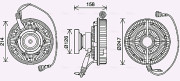 VLC087 Spojka ventilátora chladenia AVA QUALITY COOLING