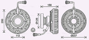 VLC093 Spojka ventilátora chladenia AVA QUALITY COOLING