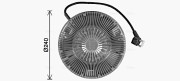 VLC165 Spojka ventilátora chladenia AVA QUALITY COOLING