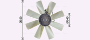 VLF119 Spojka ventilátora chladenia AVA QUALITY COOLING
