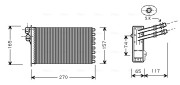 VN6175 Výmenník tepla vnútorného kúrenia AVA QUALITY COOLING