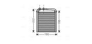 VN6256 Výmenník tepla vnútorného kúrenia AVA QUALITY COOLING