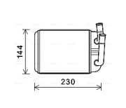 VNA6381 Výmenník tepla vnútorného kúrenia AVA QUALITY COOLING