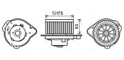 VO8174 Vnútorný ventilátor AVA QUALITY COOLING