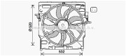 BW7565 Ventilátor chladenia motora AVA QUALITY COOLING