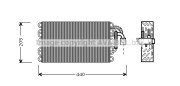 BWV003 Výparník klimatizácie AVA QUALITY COOLING