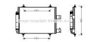 CN5213 Kondenzátor klimatizácie AVA QUALITY COOLING