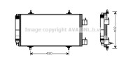 CN5226 Kondenzátor klimatizácie AVA QUALITY COOLING