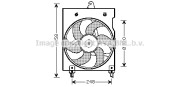 CN7524 Ventilátor chladenia motora AVA QUALITY COOLING