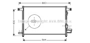 DW5061 Kondenzátor klimatizácie AVA QUALITY COOLING