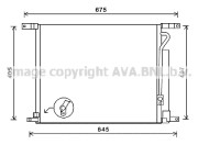 DW5139D Kondenzátor klimatizácie AVA QUALITY COOLING