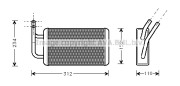 FD6215 Výmenník tepla vnútorného kúrenia AVA QUALITY COOLING