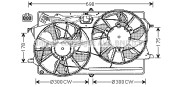 FD7511 Ventilátor chladenia motora AVA QUALITY COOLING