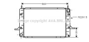 FDA2139 Chladič motora AVA QUALITY COOLING