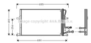 FDA5227 Kondenzátor klimatizácie AVA QUALITY COOLING