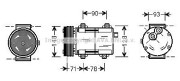 FDK277 Kompresor klimatizácie AVA QUALITY COOLING