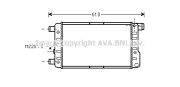 FT2115 Chladič motora AVA QUALITY COOLING