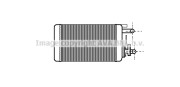 FT6106 Výmenník tepla vnútorného kúrenia AVA QUALITY COOLING