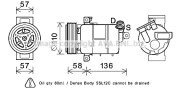 FTK446 Kompresor klimatizácie AVA QUALITY COOLING